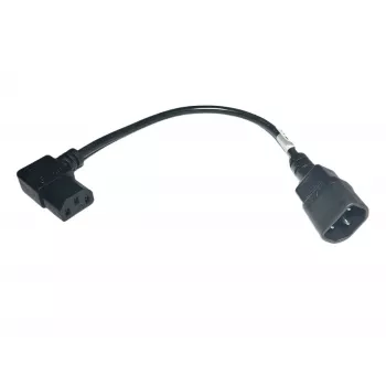 Microconnect PEA1416 barošanas kabelis Melns 0.3 m C13 savienotājs C14 savienotājs