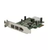 StarTech.com 3 Portu 2b 1a Low Profile 1394 PCI Express FireWire Kartes Adapteris