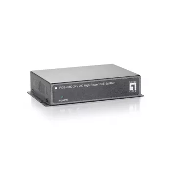 LevelOne POS-4002 PoE sadalītājs, 24V maiņstrāvas izeja, 1.6A