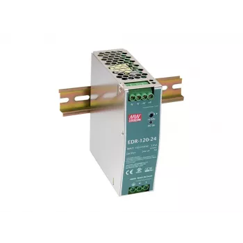 LevelOne 48V DC Industriālais Barošanas Bloks, 120W, DIN-Sliede, PoE Gatavs