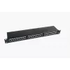 Microconnect PP-007 sadalnes panelis 1U 24 porti Cat6