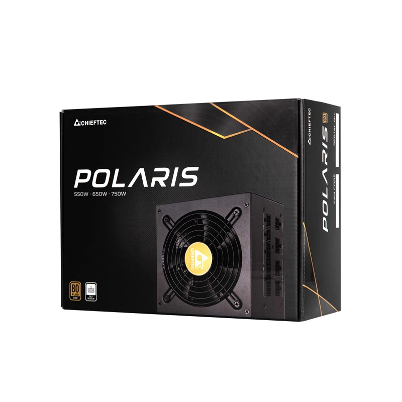 Chieftec Polaris barošanas bloks 550 W 20+4 pin ATX PS/2 Melns
