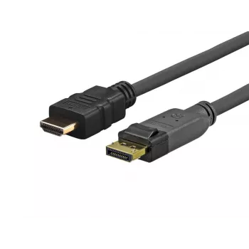 Vivolink PRODPHDMI4K1.5 kabelis 1.5 m DisplayPort-HDMI melns