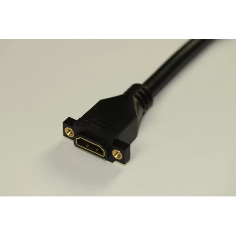 Vivolink Pro HDMI kabelis F/F sienas paneļa montāžai 0,25 m