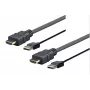 Vivolink PROHDMIUSB1 video kabeļa adapteris 1 m HDMI USB Type-A Melns