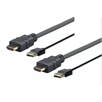 Vivolink PROHDMIUSB3 HDMI USB Type-A kabelis 3 m melns