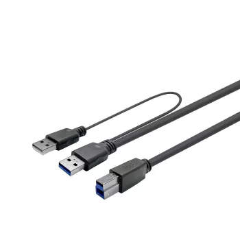 USB kabelis Vivolink PROUSB3AB3C-DUAL ātrdarbīgai datu pārraidei