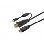 Vivolink PROUSBCHDMIUSBB10 USB kabelis USB 3.2 Gen 1 (3.1 Gen 1) 10 m USB-C Melns
