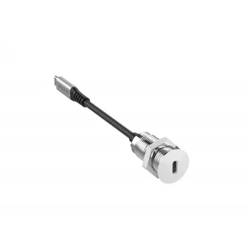 Vivolink PROUSBCMF0.3SOCKET-W USB kabelis USB 3.2 Gen 2 0.3 m USB-C balts