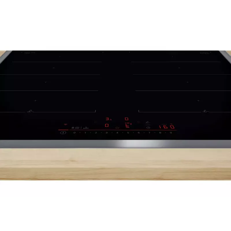 Bosch Serie 6 PXX645HC1E iebūvējamā indukcijas plīts, melna, 60 cm, 4 zonas