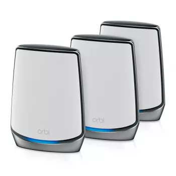 NETGEAR Orbi RBK853 AX6000 WiFi 6 Mesh Sistēma Tri-band (2.4 GHz / 5 GHz / 5 GHz) Wi-Fi 6 (802.11ax) Pelēks 4 Iekšējās antenas