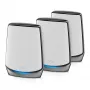 NETGEAR Orbi RBK853 AX6000 WiFi 6 Mesh Sistēma Tri-band (2.4 GHz / 5 GHz / 5 GHz) Wi-Fi 6 (802.11ax) Pelēks 4 Iekšējās antenas