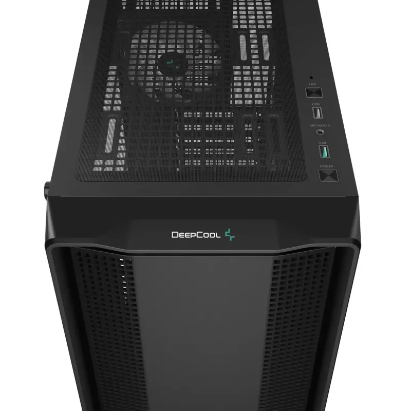 DeepCool CC560 V2 Mid-Tower ATX korpuss, melns
