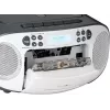 Pārnēsājams bukse Reflexion RCR2260DAB balts/pelēks ar DAB+/FM uztvērēju un CD atskaņotāju