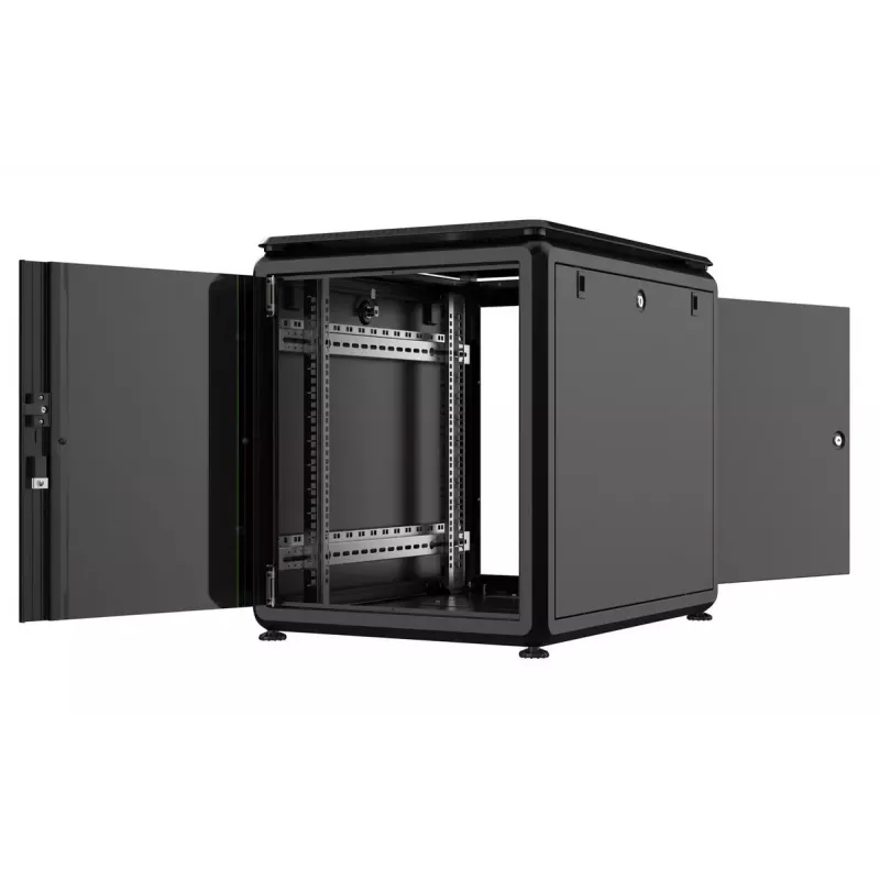 Rack skapis Lanview RDL12U68BL 12U Melns 600kg IP20