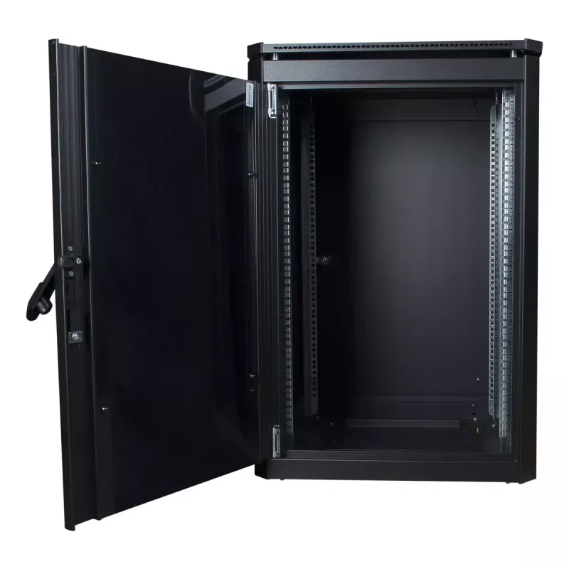 Brīvi stāvošs statīvs LOGON RDL16U68BL 16U Melns 600 kg ietilpība