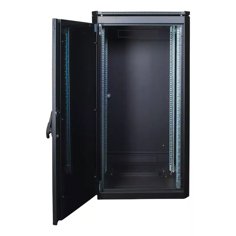 Brīvi stāvošs statīvs LOGON RDL22U66BL 22U Melns 600 kg nestspēja