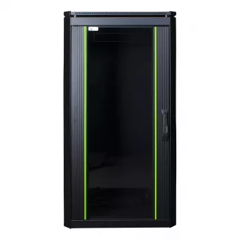 Brīvi stāvošs statīvs LOGON RDL22U66BL 22U Melns 600 kg nestspēja