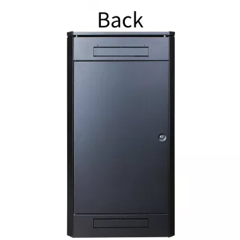 Brīvi stāvošs skapis LOGON RDL22U68BL 22U 600 kg nestspēja Melns