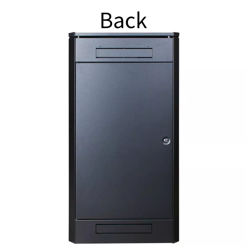 Brīvi stāvošs skapis LOGON RDL22U68BL 22U 600 kg nestspēja Melns