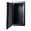Brīvi stāvošs skapis LOGON RDL22U68BL 22U 600 kg nestspēja Melns