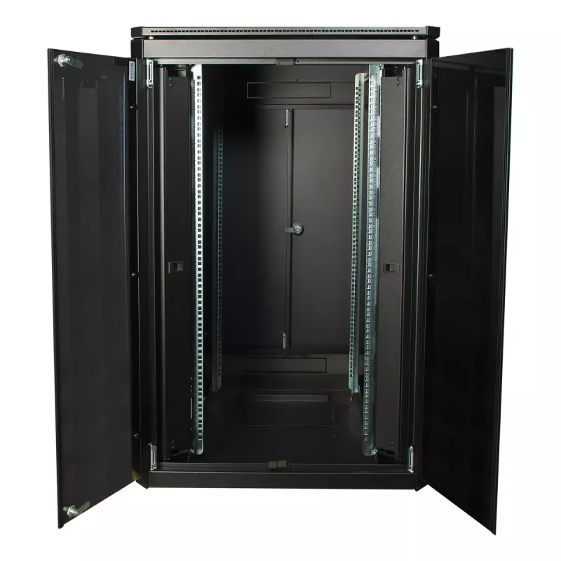 Brīvi stāvošs statīvs LOGON RDL22U88BL 22U Melns 600 kg nestspēja