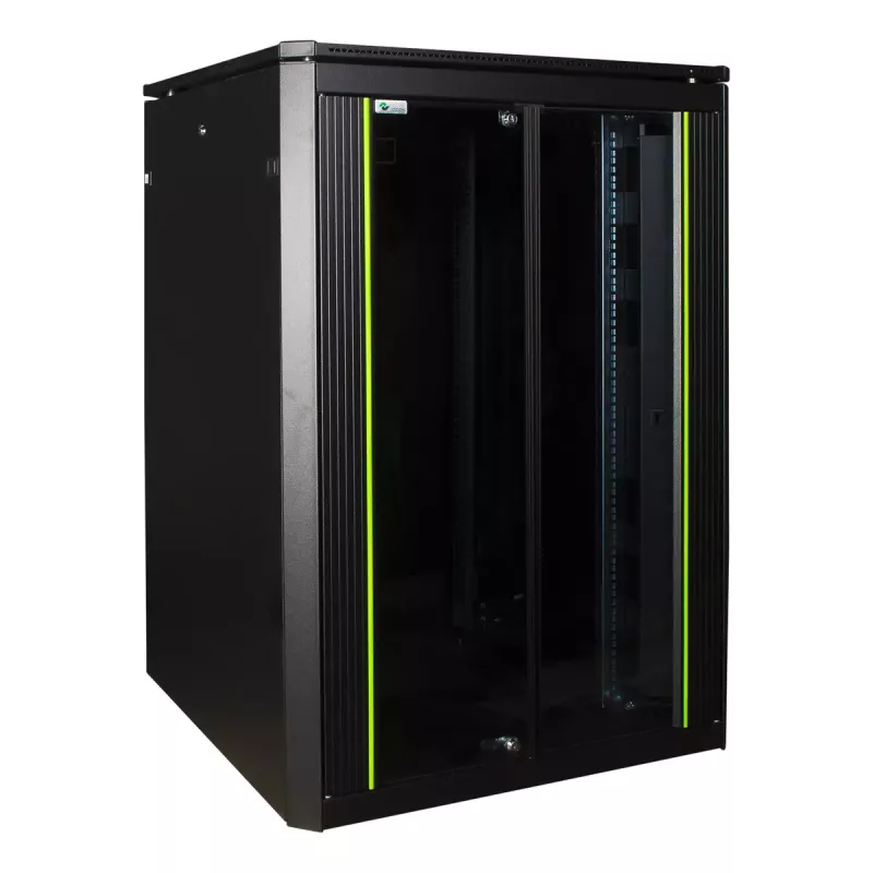 Brīvi stāvošs statīvs LOGON RDL22U88BL 22U Melns 600 kg nestspēja