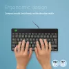 R-Go Tools ergonomiskā tastatūra R-Go Compact Break, kompakta tastatūra ar pārtraukuma programmatūru, QWERTZ (DE), vadu, melna