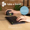 R-Go Tools ergonomiskā tastatūra R-Go Compact Break, kompakta tastatūra ar pārtraukuma programmatūru, QWERTZ (DE), vadu, melna