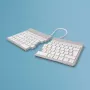 R-Go Tools ergonomiskā tastatūra R-Go Split Break ar pārtraukuma programmatūru, ergonomiska sadalīta tastatūra, QWERTZ (DE), Bluetooth, balta