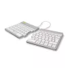 R-Go Tools ergonomiskā tastatūra R-Go Split Break ar pārtraukuma programmatūru, ergonomiska sadalīta tastatūra, QWERTZ (DE), Bluetooth, balta