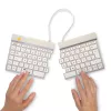 R-Go Tools ergonomiskā tastatūra R-Go Split Break ar pārtraukuma programmatūru, ergonomiska sadalīta tastatūra, QWERTZ (DE), Bluetooth, balta
