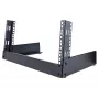 StarTech.com 2-Post 4U Desktop Server Rack, atvērts rāmis 19 collu datora statīvs, kompakts tīkla statīvs AV/studijas/datu/IT aprīkojumam - brīvi stāvošs divu stabu mājas/biroja statīvs