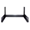 StarTech.com 2-Post 4U Desktop Server Rack, atvērts rāmis 19 collu datora statīvs, kompakts tīkla statīvs AV/studijas/datu/IT aprīkojumam - brīvi stāvošs divu stabu mājas/biroja statīvs
