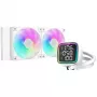 Šķidruma dzesētājs DeepCool LD240 Balts 240mm radiators ar RGB ventilatoriem