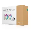 DeepCool LE520 WH R-LE520-WHAMMN-G-1 viss-vienā šķidrumdzesētājs procesoram, 240 mm, 12 cm ventilators, 85,85 CFM, LGA1700/1200/1151/1150/1155, AM4/AM5, balts