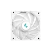DeepCool LE520 WH R-LE520-WHAMMN-G-1 viss-vienā šķidrumdzesētājs procesoram, 240 mm, 12 cm ventilators, 85,85 CFM, LGA1700/1200/1151/1150/1155, AM4/AM5, balts