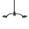 StarTech.com 3,3 pēdu (1 m) Izturīgs USB Daudzfunkciju Uzlādes Kabelis, USB uz Lightning/Micro-USB/Type-C, Apple MFi Sertificēts, Arama Apvalks, Universāls 3-in-1 USB Lādētāja Vads iPhone/iPad/Android