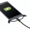 StarTech.com 3,3 pēdu (1 m) Izturīgs USB Daudzfunkciju Uzlādes Kabelis, USB uz Lightning/Micro-USB/Type-C, Apple MFi Sertificēts, Arama Apvalks, Universāls 3-in-1 USB Lādētāja Vads iPhone/iPad/Android