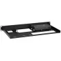 Montāžas kronšteins Rackmount.IT RM-OM-T1 1U, melns, 483x216x44 mm