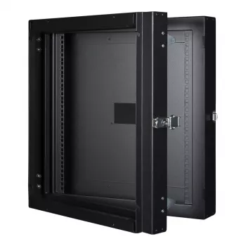 Sienas stiprinājuma skapis LOGON RWMD12UBL 12U Melns 80 kg