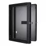 Sienas skapis LOGON RWMD16UBL 16U Melns 80 kg