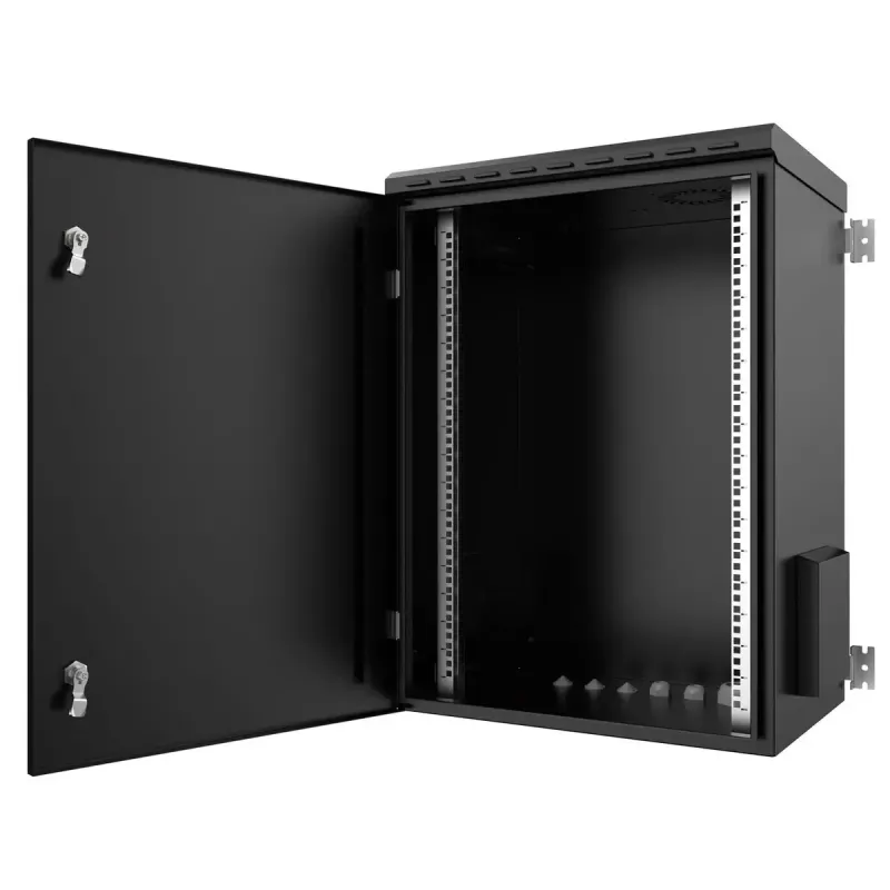 Rack skapis Lanview RWMIP55W16U45B 16U Melns IP55 38kg