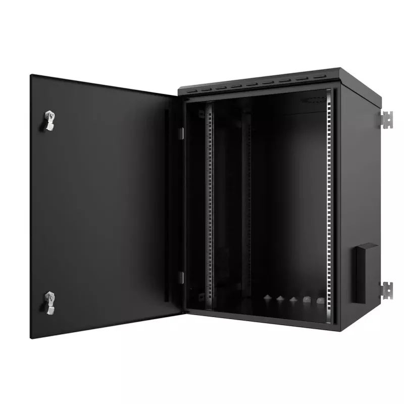 Rack skapis Lanview RWMIP55W16U60B 16U IP55 Melns 46kg