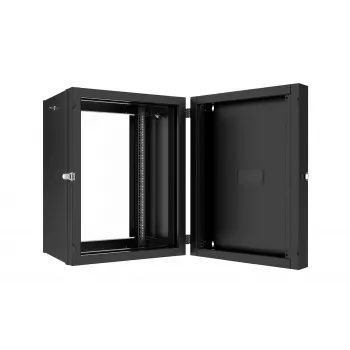 Lanview RWP16U45BL-D 16U sienas skapis 19 inch aprīkojumam, melns