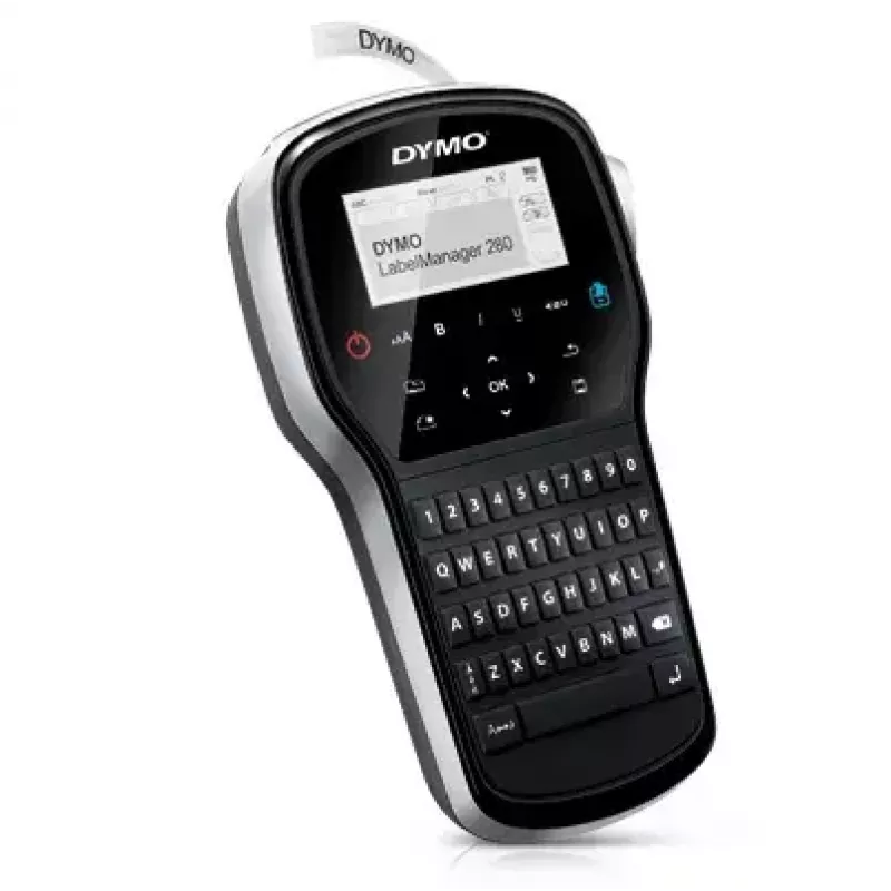 Etiķešu printeris Dymo LabelManager 280 — termopārnese, D1 lente 6/9/12 mm, uzlādējams, LCD, QWERTY