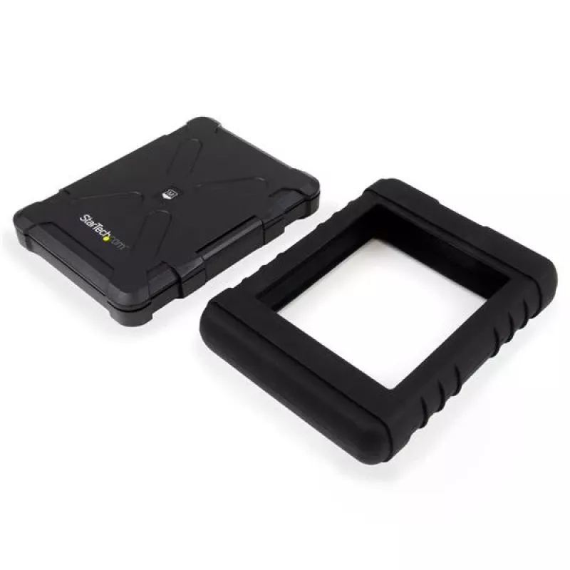 StarTech.com S251BRU33 — Izturīgs 2,5 collu cietā diska/SSD korpuss, USB 3.0, SATA III 6Gbps, UASP, IP54, MIL-STD-810G