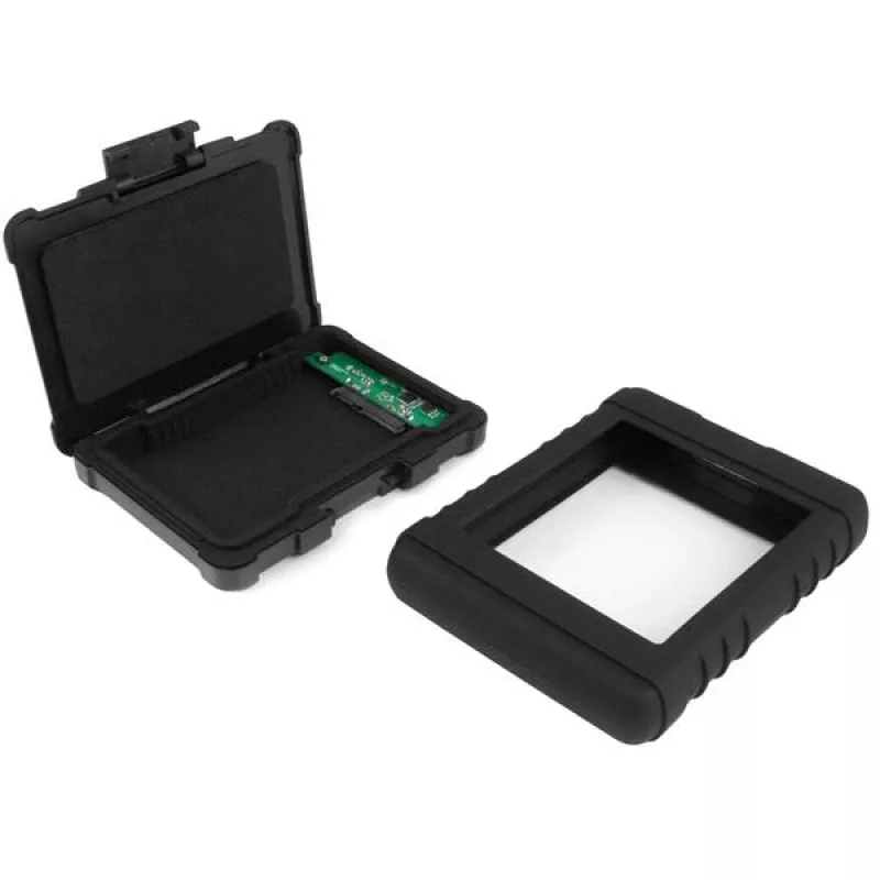 StarTech.com S251BRU33 — Izturīgs 2,5 collu cietā diska/SSD korpuss, USB 3.0, SATA III 6Gbps, UASP, IP54, MIL-STD-810G