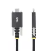 StarTech.com 6.6ft (2m) USB-C uzlādes kabelis, sānu skrūvju fiksācija, 240W (5A) PD EPR, divslāņu silikona/pīts apvalks, USB 2.0 klēpjdatora lādētāja kabelis, USB-IF sertificēts, izturīgs USB-C lādēšanas vads