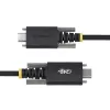 StarTech.com 6.6ft (2m) USB-C uzlādes kabelis, sānu skrūvju fiksācija, 240W (5A) PD EPR, divslāņu silikona/pīts apvalks, USB 2.0 klēpjdatora lādētāja kabelis, USB-IF sertificēts, izturīgs USB-C lādēšanas vads